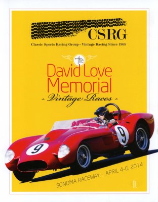 Classic Sports Racing Group, David Love Memorial Vintage Races - April 5, 2014