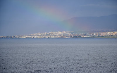 Italian coast along the Strait of Messina