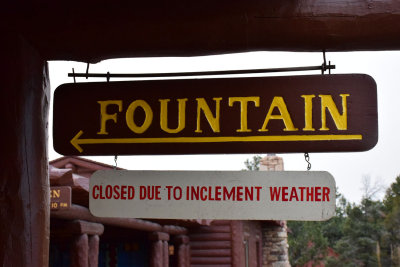 Cold stuff is canceled due to cold weather at the Grand Canyon