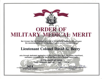 Order of Military Medical Merit - 1994
