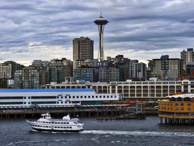 Leaving the port of Seattle