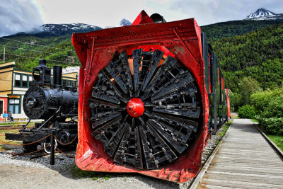 Railroad snowblower - Skagway