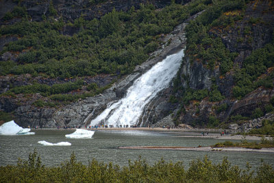 Nugget Falls at Mendenhall Glacier
