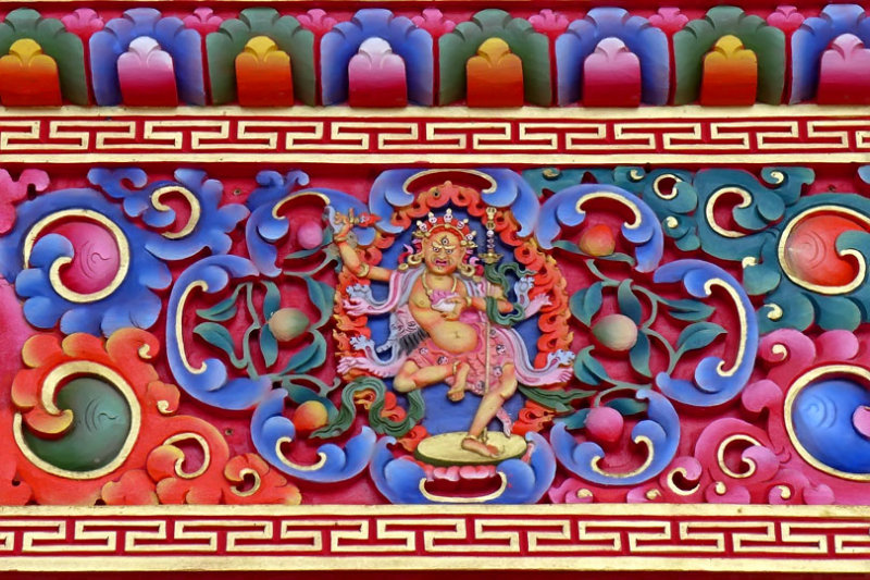 Tara Mandala Temple-Top of door detail