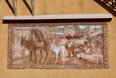 Old Burro Alley mural
