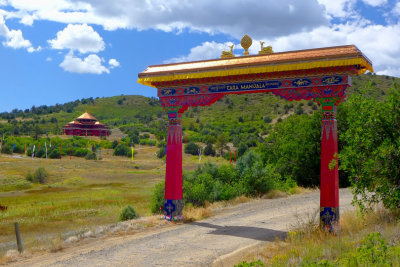 Tara Mandala main gate and temple
