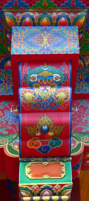 Tara Mandala Temple top of pillar