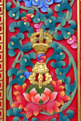 Tara Mandala Temple-Dorje door detail