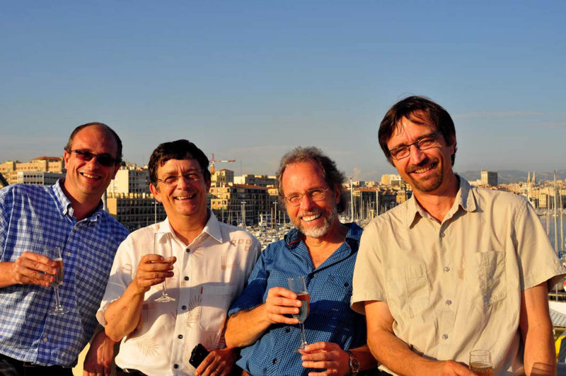 Marseille; my Electrical Eng. research collègues: Stéphane, Frédéric, I and Laurent.