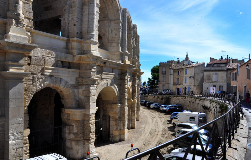 Arles; the roman 'arènes d'Arles'