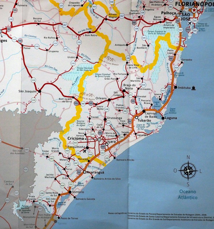 Litoral; South of Santa Catarina state (2014)