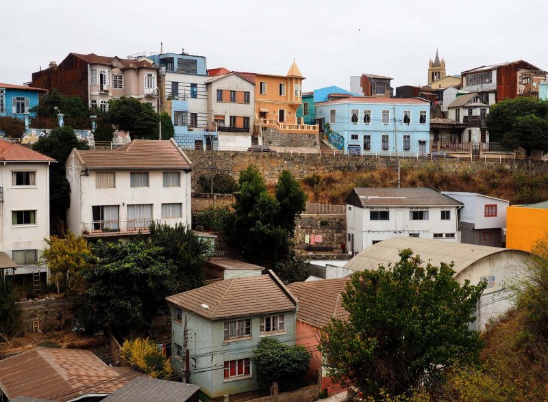 Valparaiso, Paseo 21 de Mayo area.