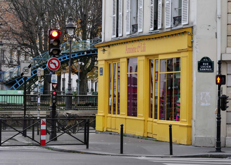 Rue des Recollets, near the Canal Saint-Martin.