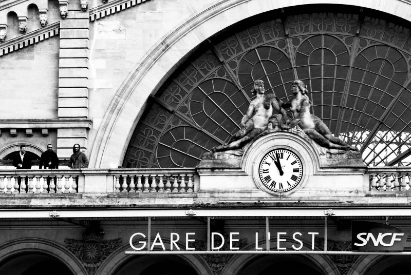 Gare de l'Est fassade.