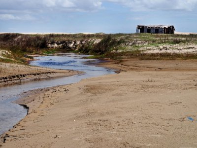 Beach, close to the Lagoa do Peixe park.