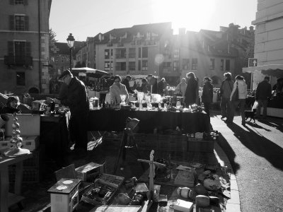 Annecy;  Saturday street market.