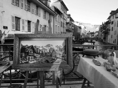 Annecy;  street market.