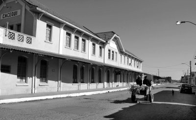 Cacequi is a small town in Rio Grande do Sul state, Brazil. That is an old and inactive train station. 