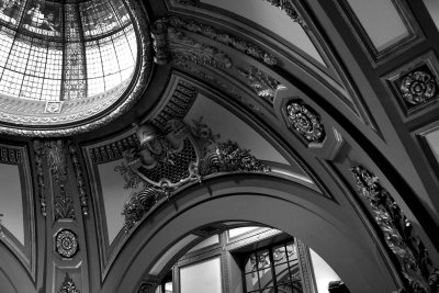 Montevideo; the casino internal roof.