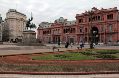 Buenos Aires: la Casa Rosada, government main building.