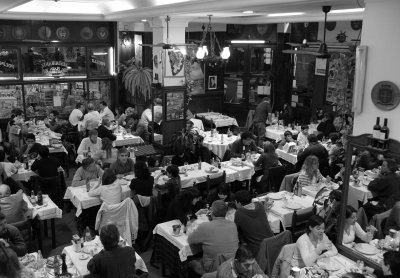 Buenos Aires, downtown; restaurante Porto de Asturias.