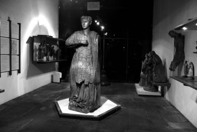 In the historical site there is a small museum with saints of the church