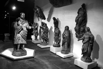 In the historical site there is a small museum with saints of the church