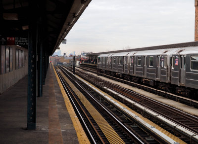 Queens; subway line. 
