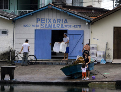 Barra da Lagoa; fish shop. 