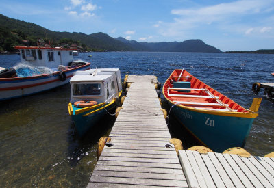 Boats at Costa da Lagoa.