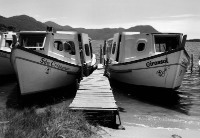 Boats of Costa da Lagoa. Most of them are used for people transportation. 