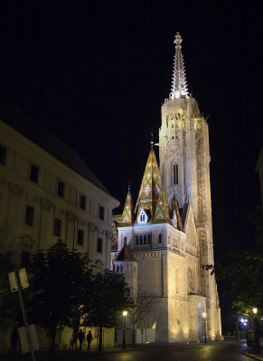 Église Matthias in Buda, west side of Budapest.