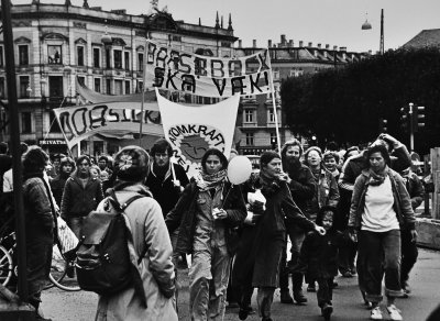 Goteborg; anti-nuclear manifestation (in 1981)
