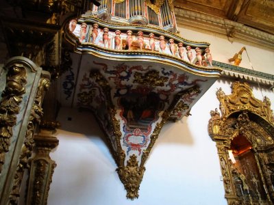 Tiradentes; a church's interior