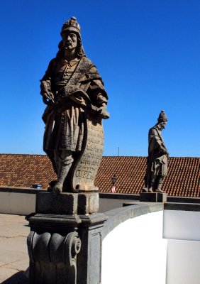 Congonhas; Church 'Basilica Bom Jesus dos Matosinhos'; Prophet statue by 'Aleijadinho'