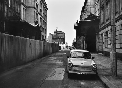 East Berlin, 1984. The Trabant was a brave car. 