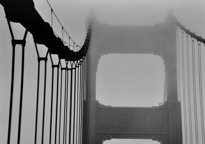 San Francisco, the Golden Gate bridge