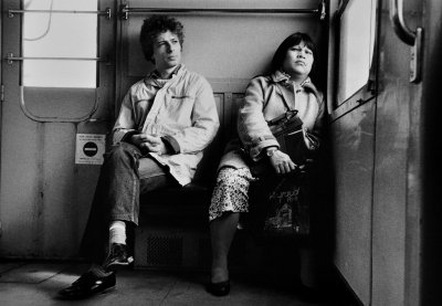 In the RER train, Paris to Orsay