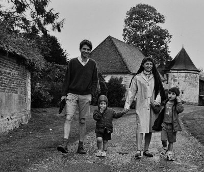 Rik, Anne and their children Adrien and Justine (1981)