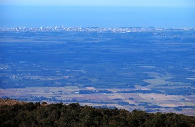 From the Fortaleza canyon highest point, it was possible to see Torres city.