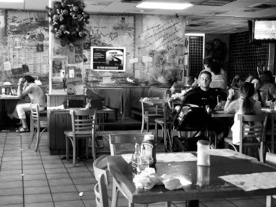 Restaurant at Little Havana, main street (SW 8th), Miami.