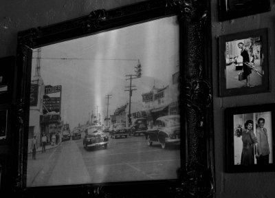 Little Havana, main street (SW 8th) in the 1950s, Picture taken in a bar. 