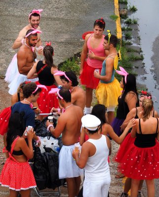 Florianópolis carnival; in the streets.