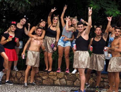 Florianópolis carnival; in the streets.