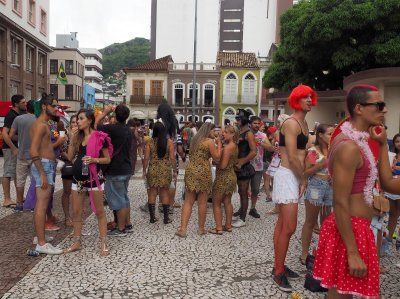 Florianópolis carnival; in the streets.