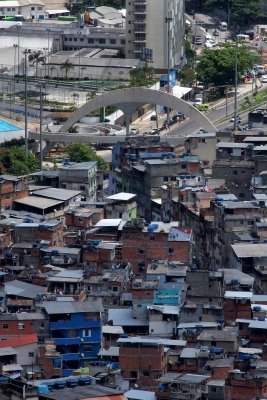 Rocinha Favela view.