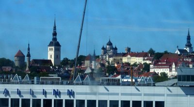 Tallinn, Old Town (view from the ferry).