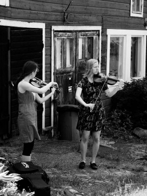 Porvoo, old town (they were playing classic music)