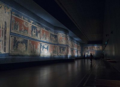 Angers Castle or the Chateau du Roi René (13th Century); the tapestry 'de la Apocalypse'