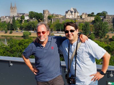 Angers: Cyrill and I, pictured by Arnulf. 